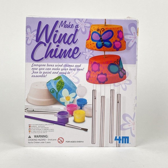 New Sealed MAKE A WIND CHIME Craft Kit by 4M  Ages 8+ Children Kids Fun Project - Picture 1 of 7